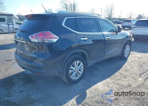 2015 Nissan Rogue Sv из США, поврежденный, VIN 5N1AT2MV9FC917759